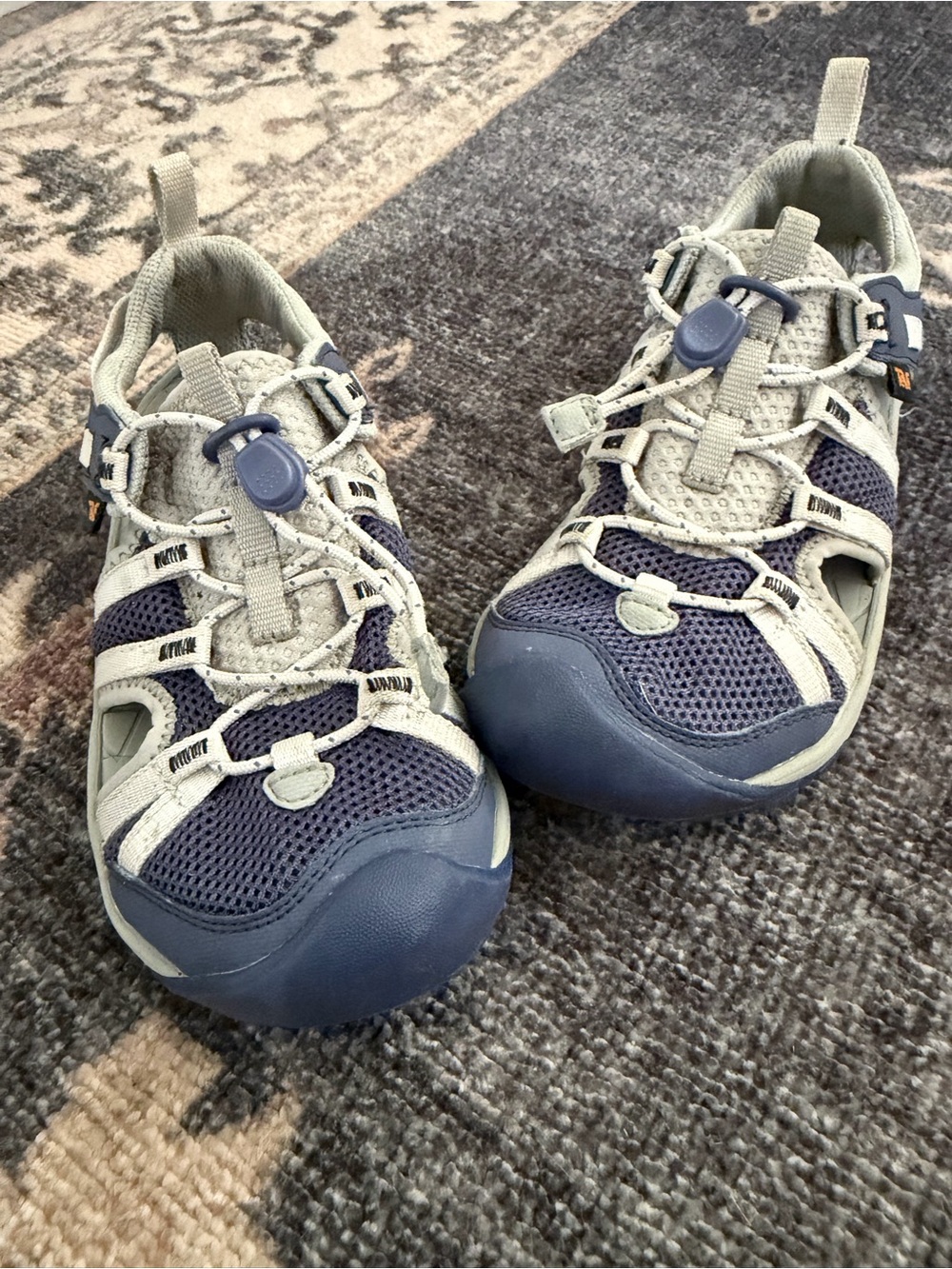 Teva Manatee Kids Water Hiking Sandals Gray Navy Size 13